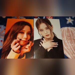 Blackpink jisoo large photocard set